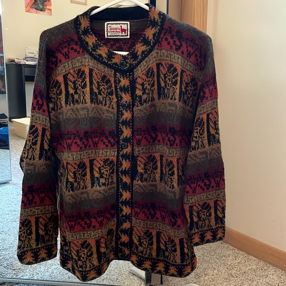 Handmade in Peru Alpaca Connection Sweater